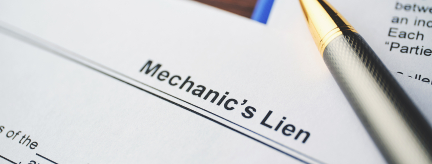 Mechanics Lien Materialmen lien